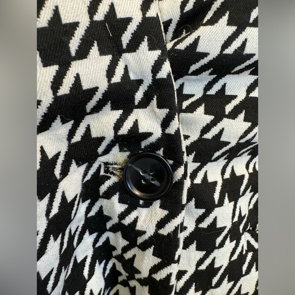 ANINE BING Maureen Blazer in Houndstooth Black & White Size Medium - Picture 14 of 14